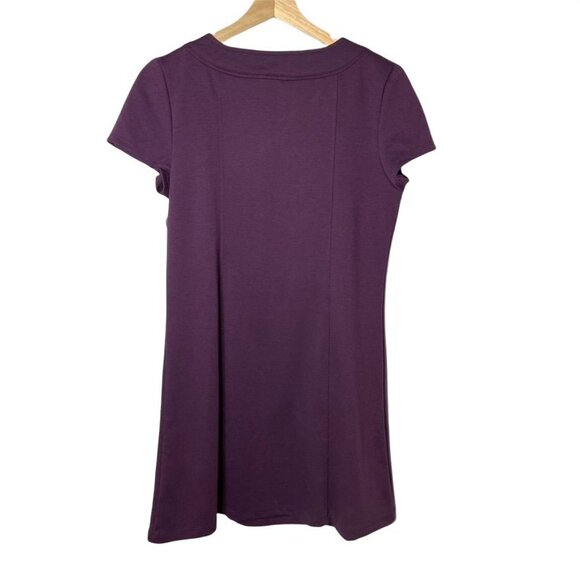 Bebop Womens Purple Short Dress Size Medium Y2K Tunic Style u - Picture 2 of 4